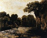 The Lock Paintings - Locks on the Loue by Gustave Courbet